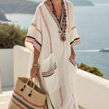 Sukienka Kaftan 'Camille' – Duch Śródziemnomorski