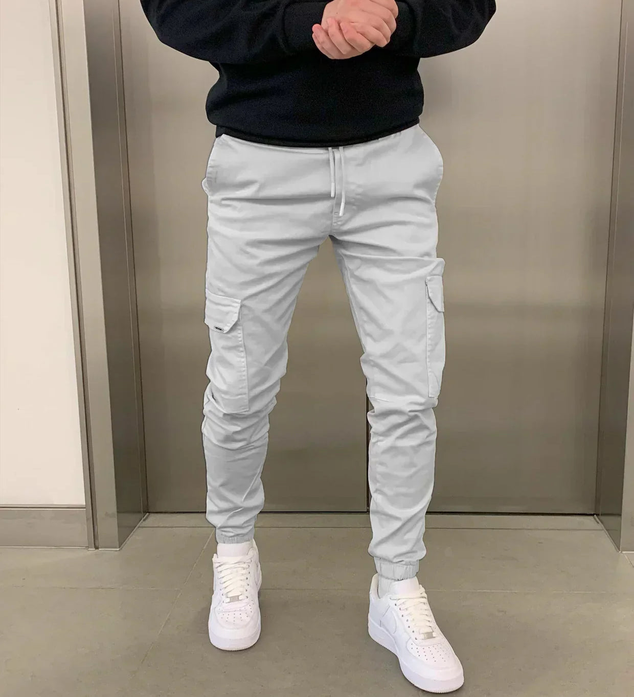 SPODNIE CARGO W STYLU JOGGER