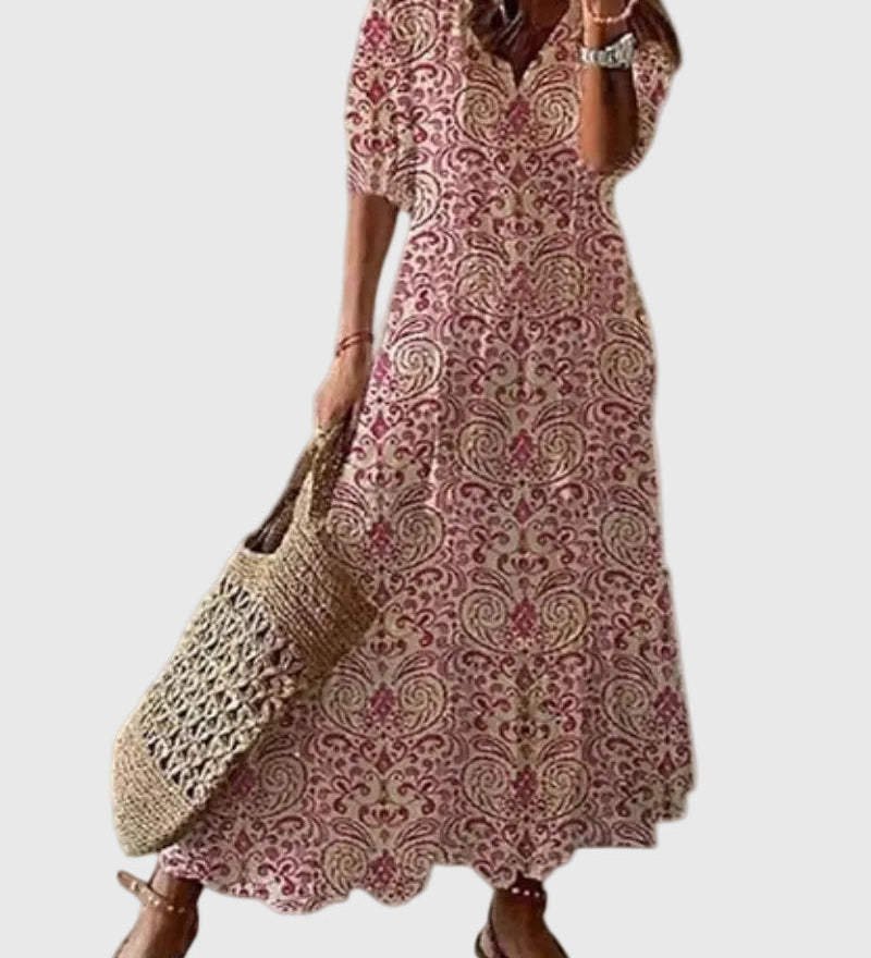 Amalia | Sukienka Maxi na Lato w Stylu Vintage Boho