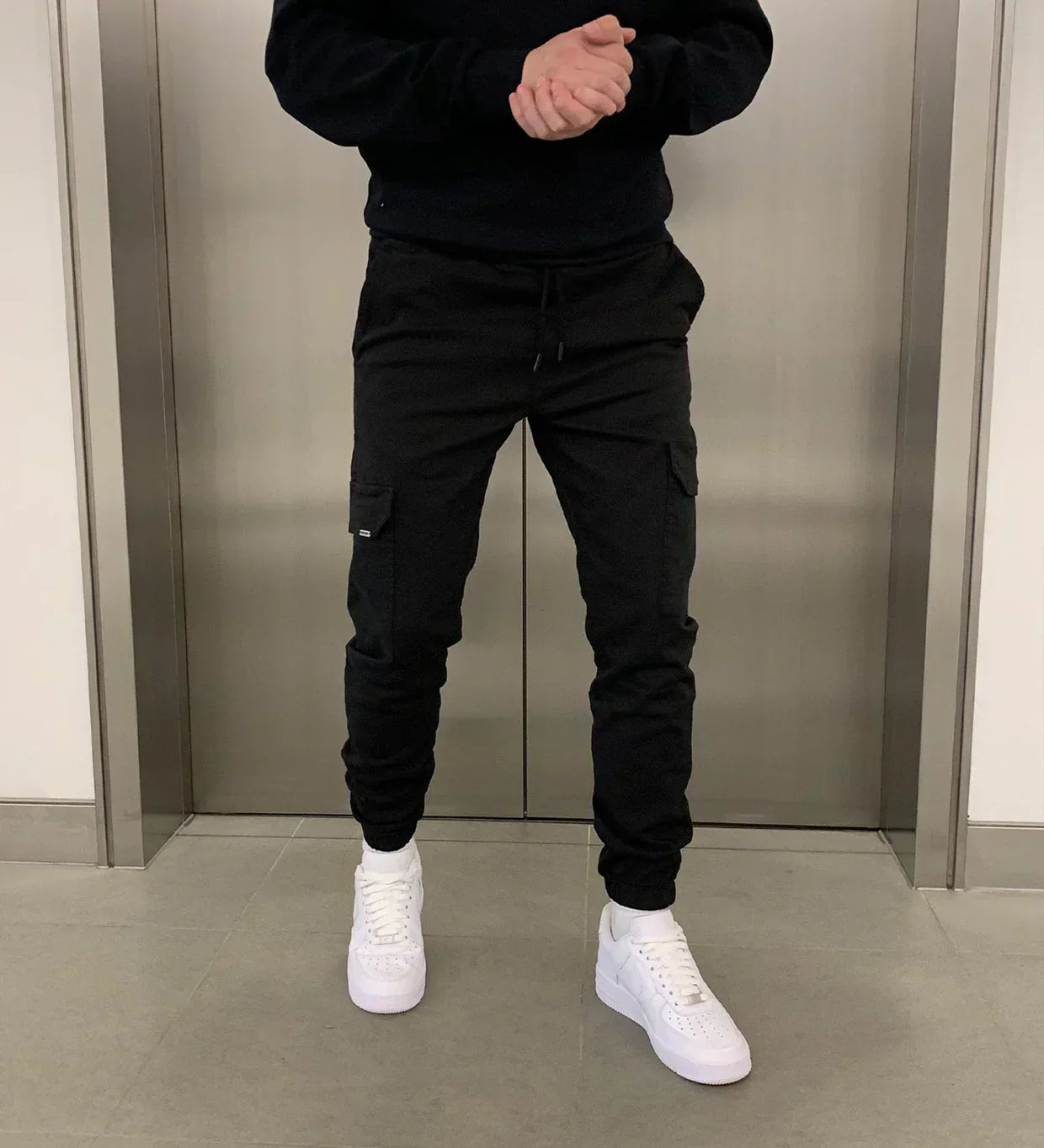 SPODNIE CARGO W STYLU JOGGER