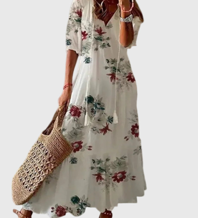Amalia | Sukienka Maxi na Lato w Stylu Vintage Boho