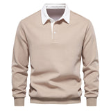 Luca™ | Sweter polo z długim rękawem