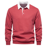 Luca™ | Sweter polo z długim rękawem