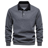 Luca™ | Sweter polo z długim rękawem