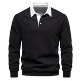 Luca™ | Sweter polo z długim rękawem