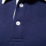Luca™ | Sweter polo z długim rękawem