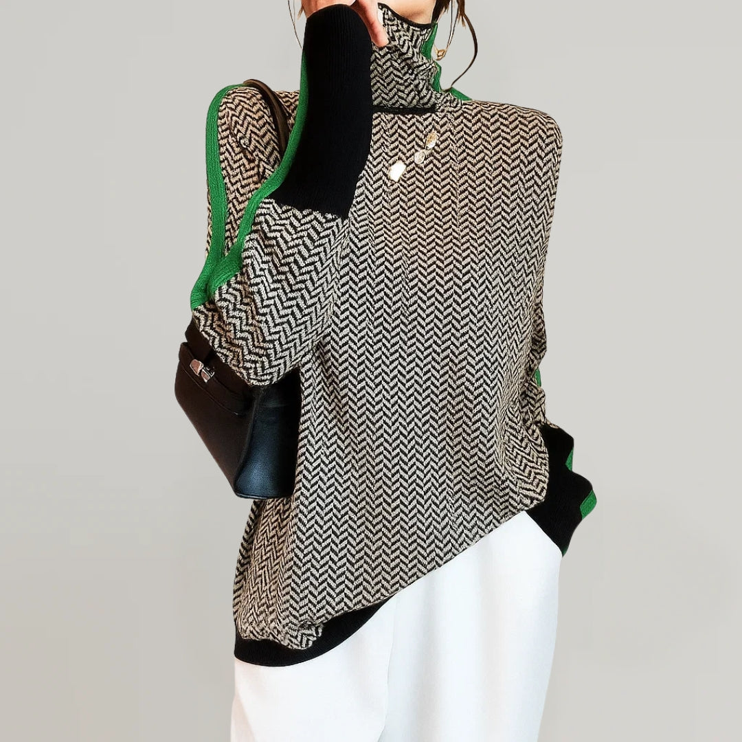 Alice™ | Sweter z kołnierzem
