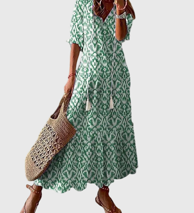 Amalia | Sukienka Maxi na Lato w Stylu Vintage Boho