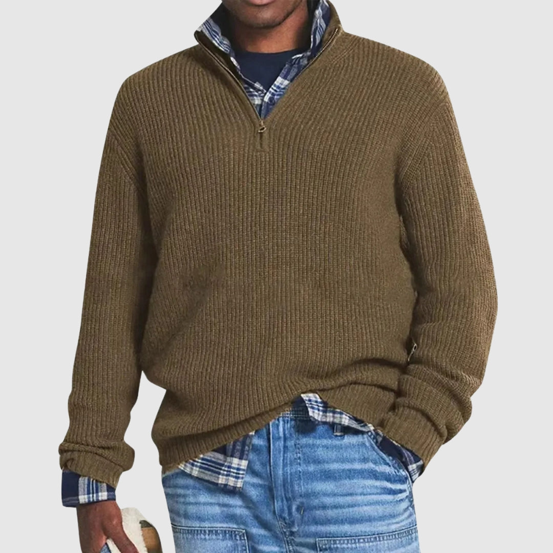 Louis™ | Modny sweter z ćwierć zamkiem