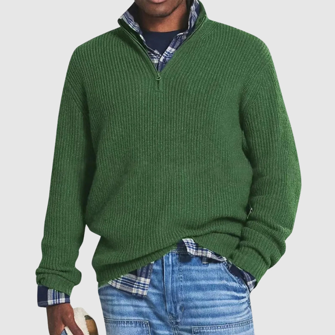 Louis™ | Modny sweter z ćwierć zamkiem