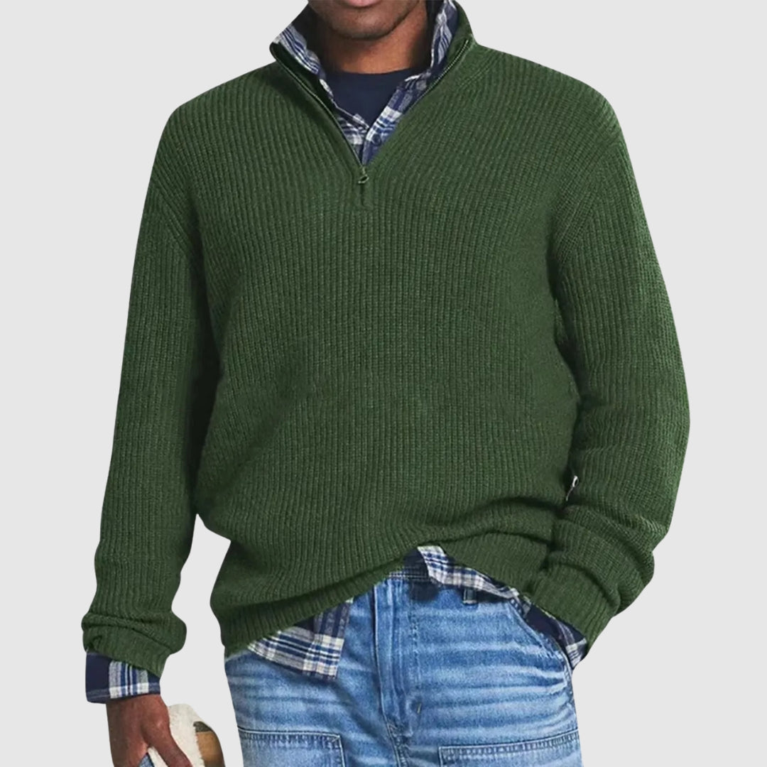 Louis™ | Modny sweter z ćwierć zamkiem