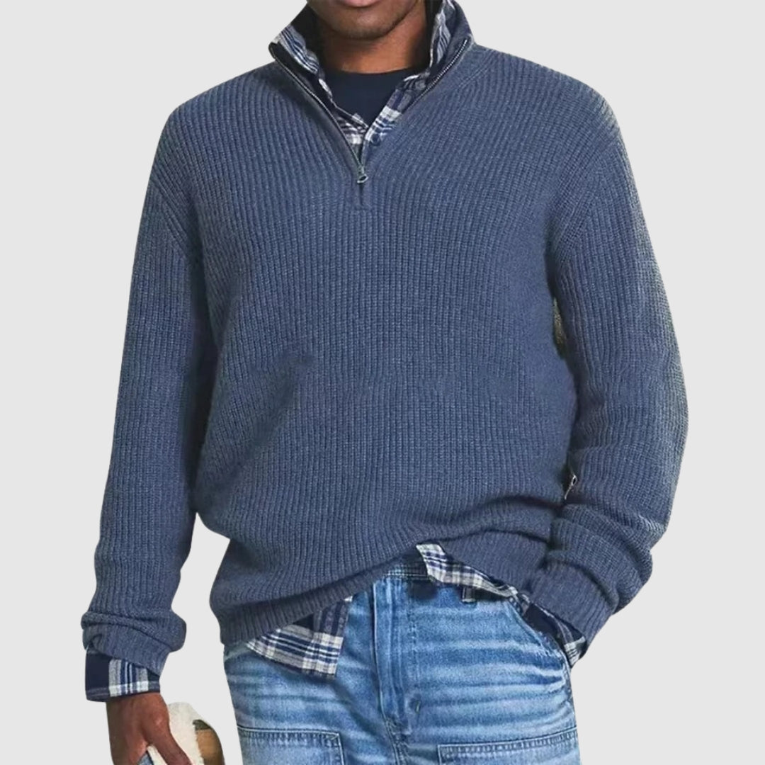 Louis™ | Modny sweter z ćwierć zamkiem