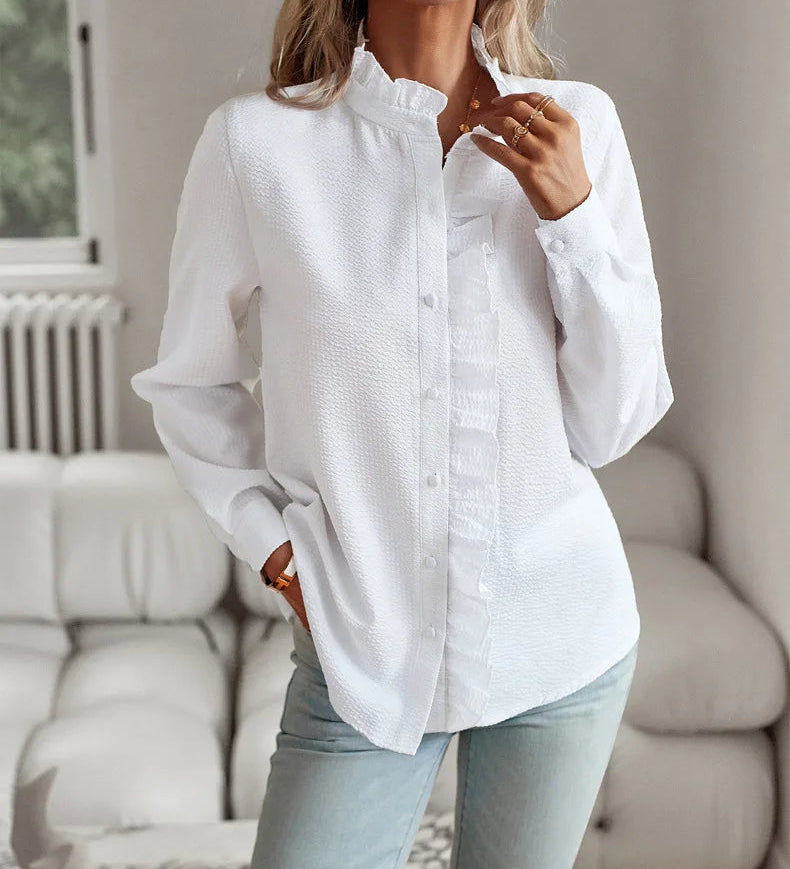 Audrey™ | Elegancka bluzka damska z długim rękawem
