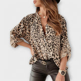 Fabienne | Modna bluzka w leoparda wzór