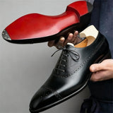 Gautier™ | Eleganckie półbuty skórzane z wykończeniem brogue