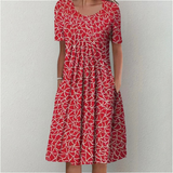 Hailey | Elegancka i casualowa sukienka w kwiaty z kieszeniami