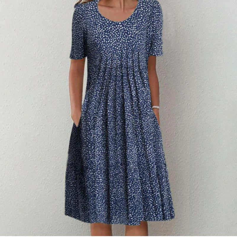 Hailey | Elegancka i casualowa sukienka w kwiaty z kieszeniami