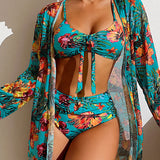 Glenda – Bikini z kwiecistą spódnicą