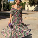Louise™ | Elegancka Maxi Sukienka na Przyjęcie z Dekoltem w Serek
