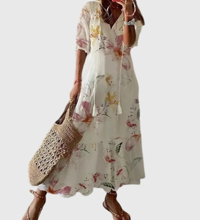 Amalia | Sukienka Maxi na Lato w Stylu Vintage Boho