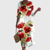 Hayley™ | Elegancka Sukienka Maxi w Kwiaty
