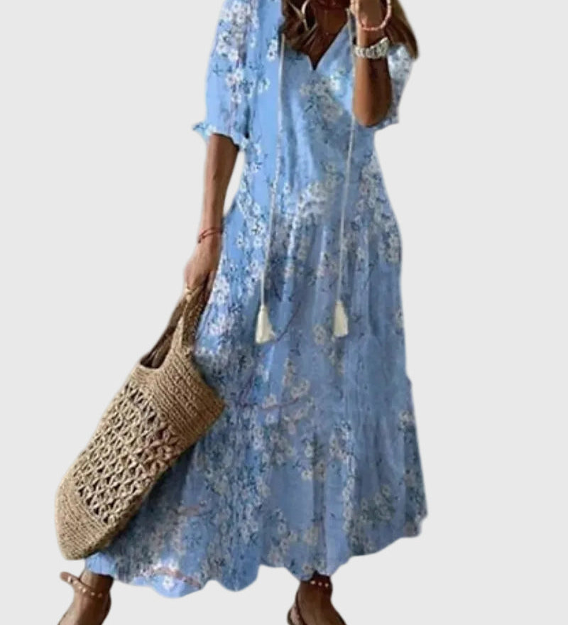 Amalia | Sukienka Maxi na Lato w Stylu Vintage Boho
