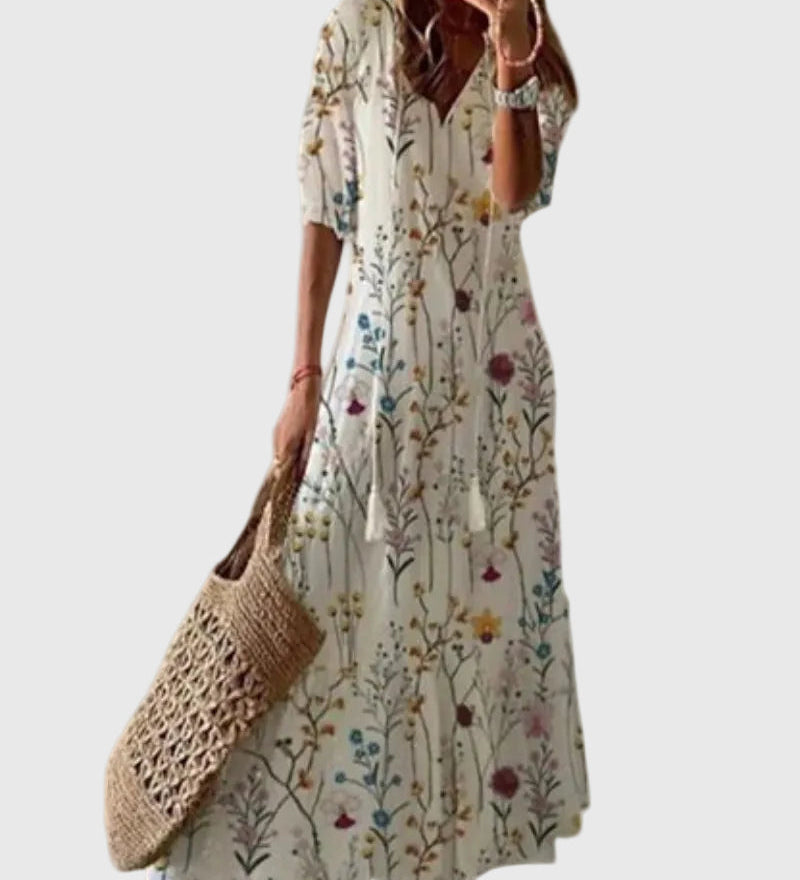 Amalia | Sukienka Maxi na Lato w Stylu Vintage Boho