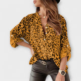 Fabienne | Modna bluzka w leoparda wzór