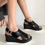 Baylie - Stylowe Sandały w Kolorze Metalicznym