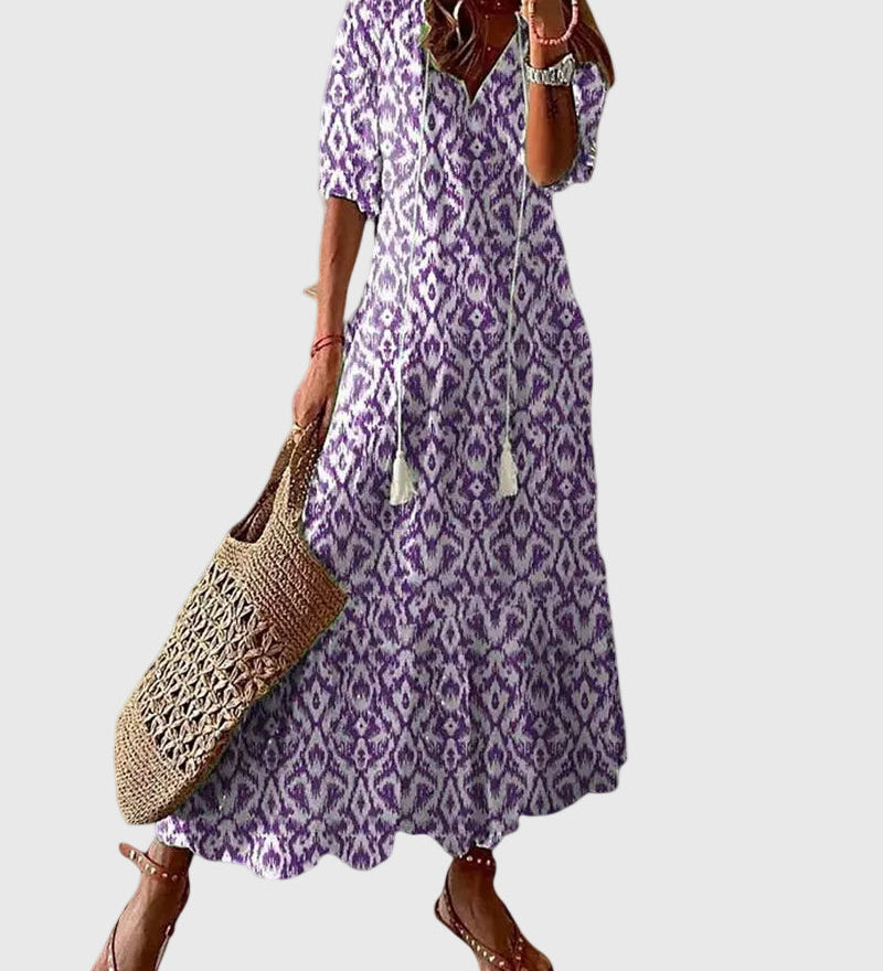 Amalia | Sukienka Maxi na Lato w Stylu Vintage Boho