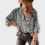 Fabienne | Modna bluzka w leoparda wzór