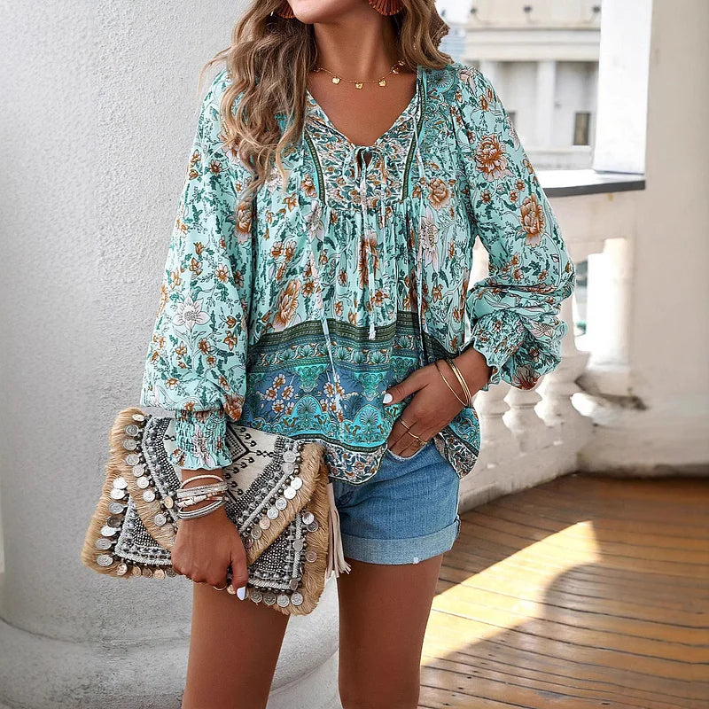 Brigitte™ | Lekka i zwiewna bluzka boho