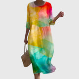 Hayley™ | Elegancka Sukienka Maxi w Kwiaty