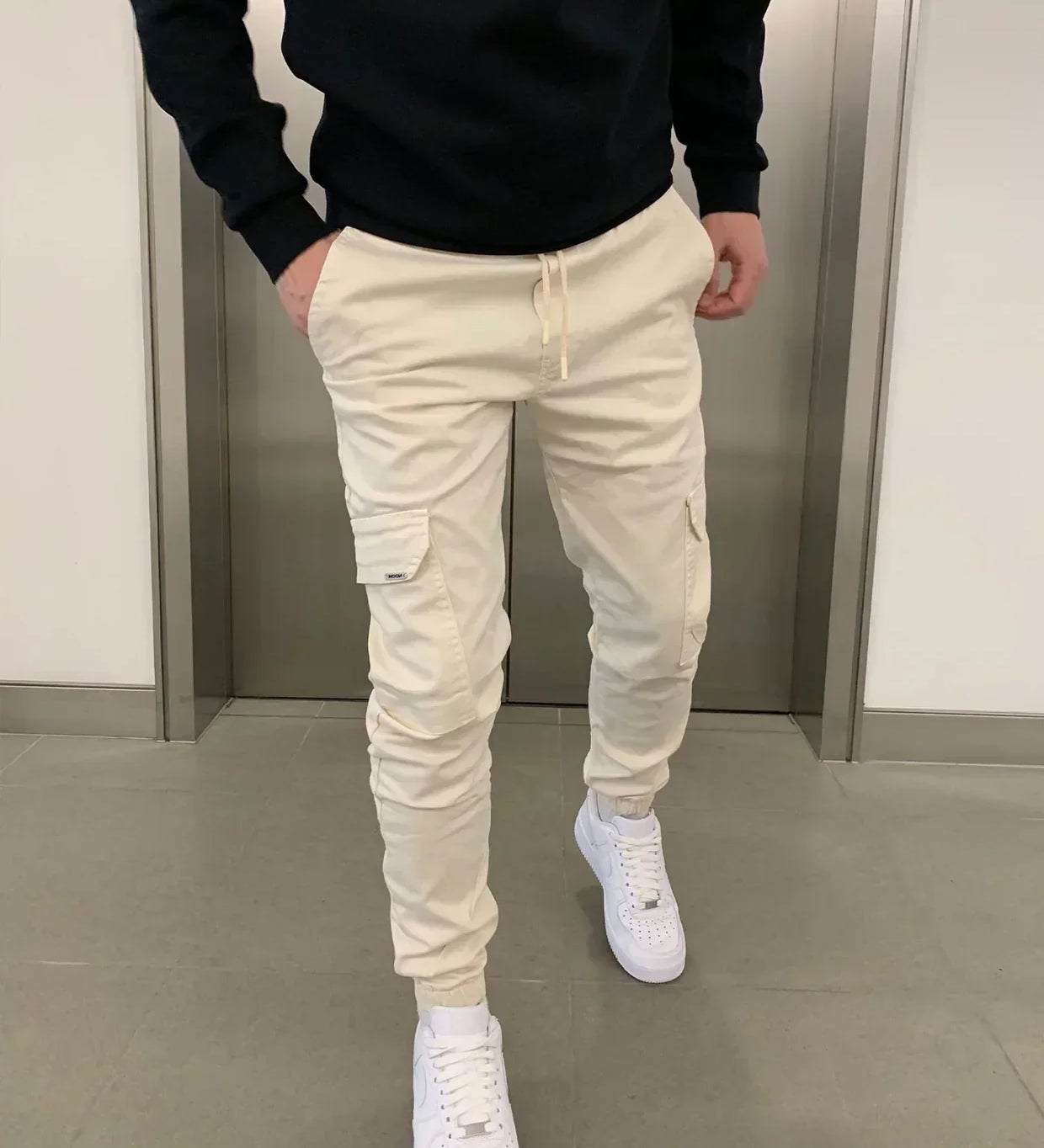 SPODNIE CARGO W STYLU JOGGER