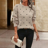 Noémie™ | Elegancki Sweter w Kropki