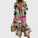 Zariah | Elegancka Sukienka Maxi w Stylu Boho