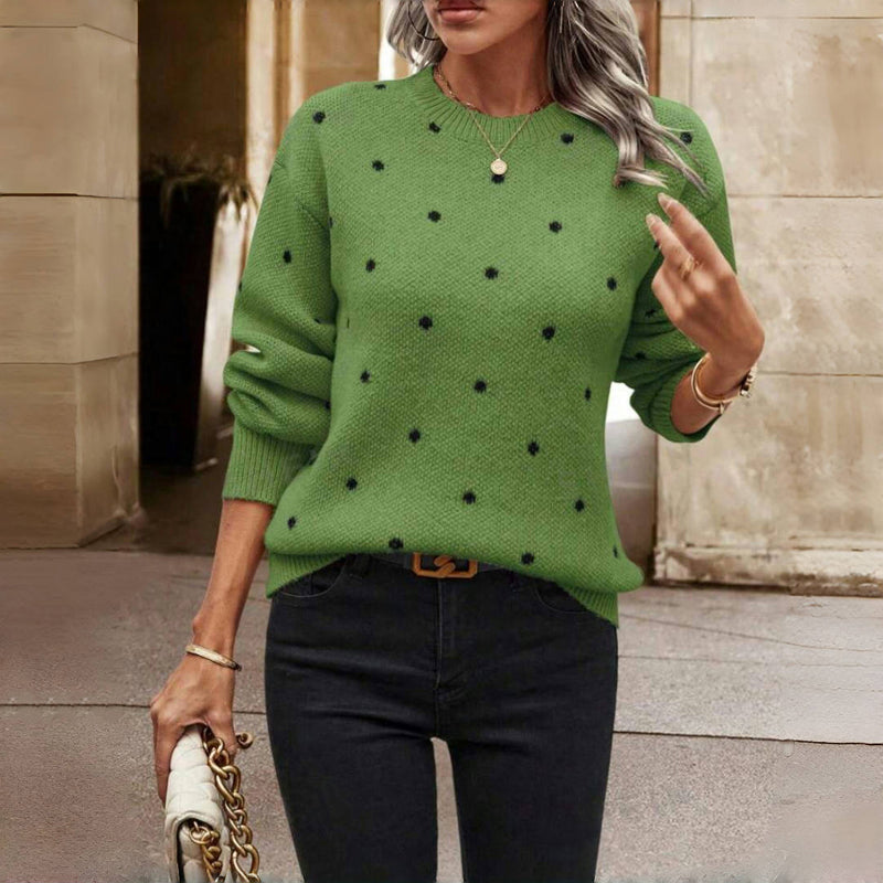 Noémie™ | Elegancki Sweter w Kropki