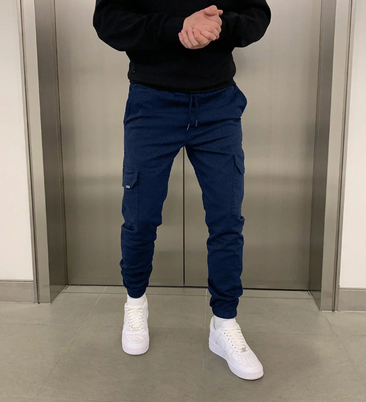 SPODNIE CARGO W STYLU JOGGER