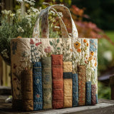 Torba Artisanal Matelassé: Książki i Kwiaty