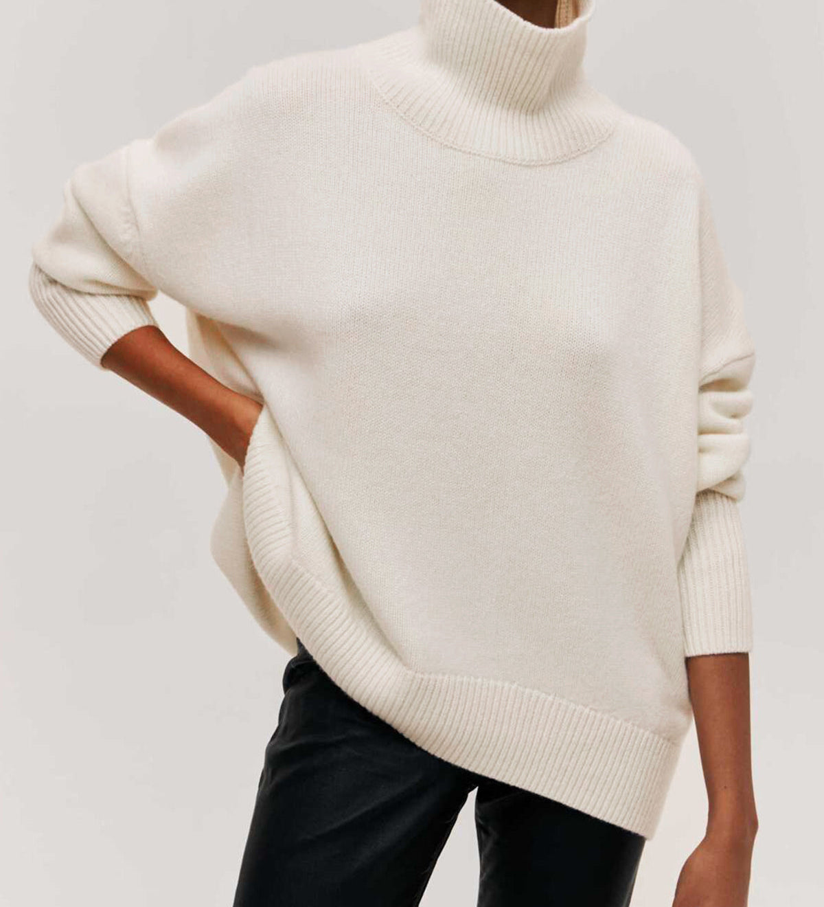 Cassie™ | Oversize Sweter z Golfem