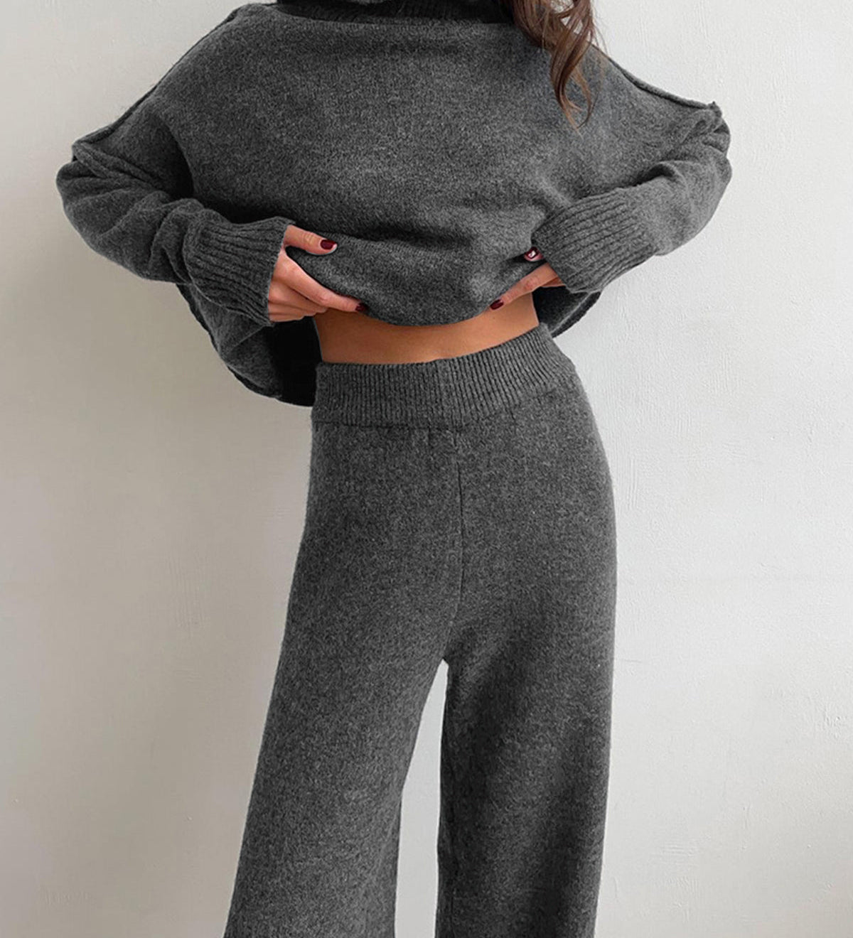 Delia™ | Zestaw Sweter z Golfem