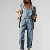 Jacqui - Kombinezon z denimu w stylu miejskim