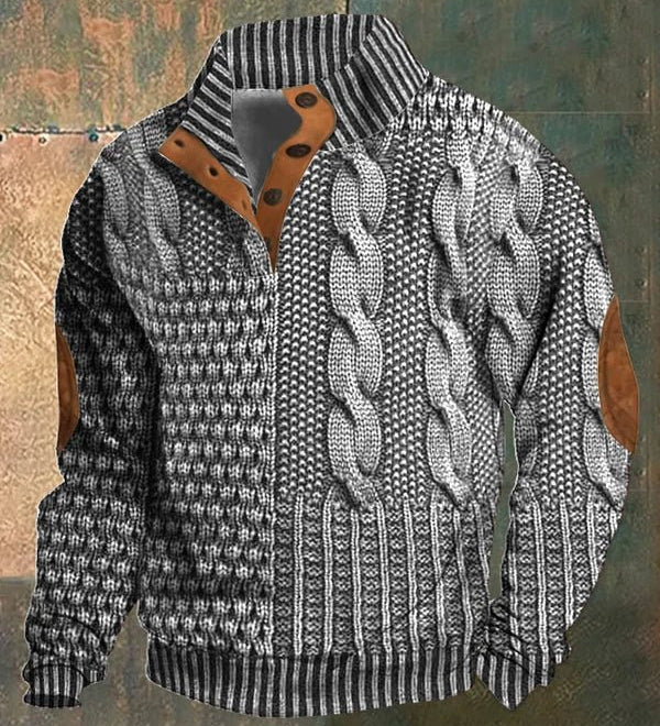 Telford™ | Odważny i wzorzysty sweter