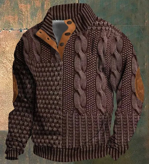Telford™ | Odważny i wzorzysty sweter