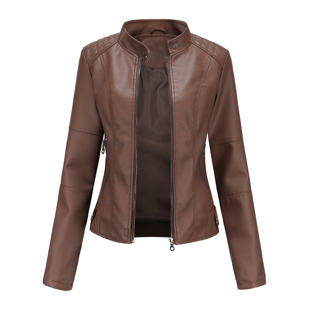 Milena™ | Elegancka Kurtka Skórzana