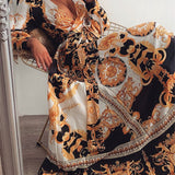 Faye - Sukienka Boho w Wzory