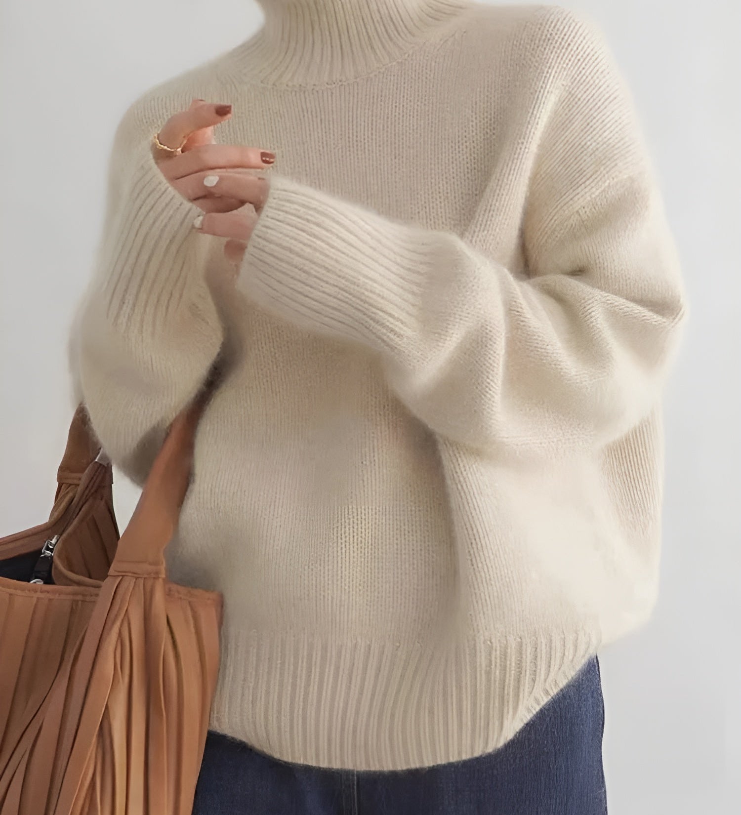 Emma™ | Miękki Sweter z Golfem