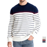 Gano™ | Męski sweter w cienkie paski