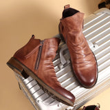 Roch™ | Stylowe botki skórzane