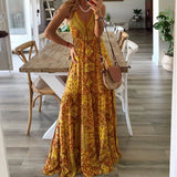 Gweneth - Bezramienna sukienka w stylu Boho